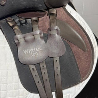 Wintec 500 All Purpose GP Brown 17" ADJ 6 | Saddles Direct
