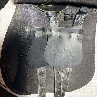 Wintec 500 All Purpose GP Cob/Wide Black 17" ADJ 7 | Saddles Direct