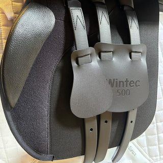 Wintec 500 All Purpose GP Square Cantle Black 17.5" ADJ 5 | Saddles Direct