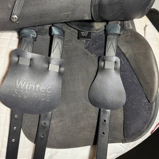 Wintec 500 Cob/Wide All Purpose GP Black 16.5" ADJ 8 | Saddles Direct