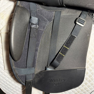 Wintec 500 Dressage Black 17.5" ADJ 7 | Saddles Direct