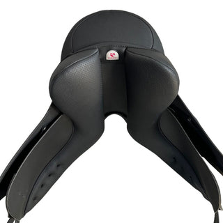 Wintec 500 Dressage Cob/Wide Black 16" ADJ