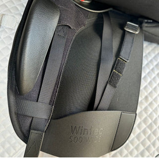 Wintec 500 Dressage Cob/Wide Black 16" ADJ