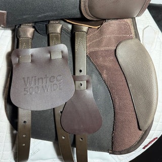 Wintec 500 Wide/Cob All Purpose GP Brown 16.5" ADJ 8 | Saddles Direct