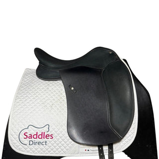 Wintec Pro Wide/Cob Dressage Black 17.5" ADJ 2 | Saddles Direct