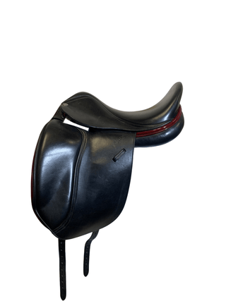 Black Harry Dabbs Platinum Dressage Black 17.5" W 1 - Saddles Direct