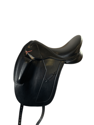 Black Black Country Optima Deluxe Black 17.5" MW 1 - Saddles Direct