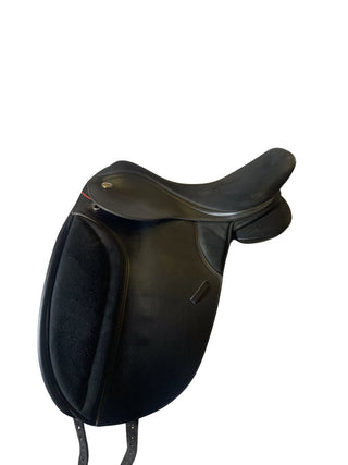 Black Thorowgood T4 Cob Dressage MDX Black 17.5" 1 - Saddles Direct