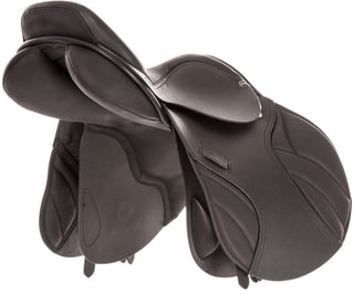 Black Ideal Oryx Twinflap Jump 4 - Saddles Direct