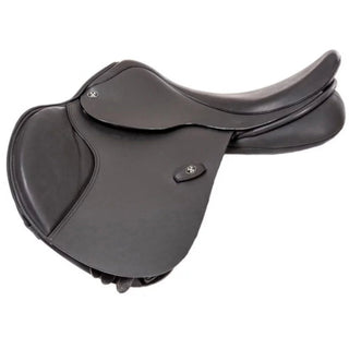 Black Ideal T&T Twinflap Jump 1 - Saddles Direct