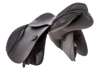 Black Ideal T&T Twinflap Jump 3 - Saddles Direct