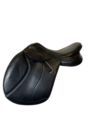 Black Bates Caprilli Close Contact + Jump Black 17" 1 - Saddles Direct