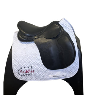 Black Cavaletti Collection Covered Leather Jump Black 17.5" 2 - Saddles Direct