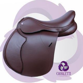 Black Cavaletti Collection Synthetic GP Saddle 1 - Saddles Direct