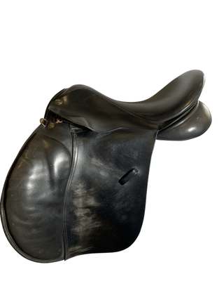 Black Village Saddlery GP Black 17.5" W 1 - Saddles Direct