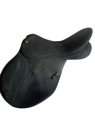 Black Wintec 2000 AP *Flocked* Black 17" 1 - Saddles Direct