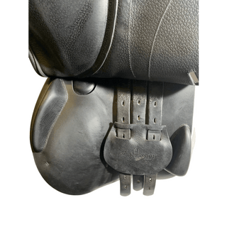 Black Equipe Expression Special Dual Flap Black 17.5" M 2 - Saddles Direct