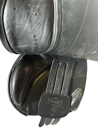 Black Monarch VSJ Black 17" W (adjustable) 2 - Saddles Direct