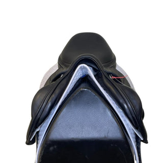 Black Prestige X-Paris Mono Jump Saddle Black 17" M+ 3 - Saddles Direct
