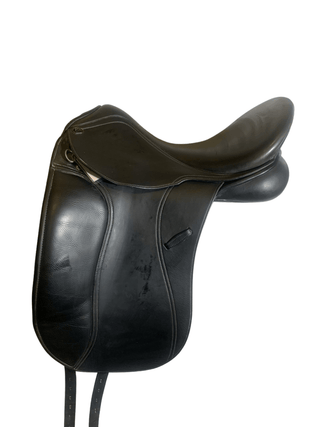 Black PDS Corto Euro Dressage Black 17.5" MW 1 - Saddles Direct