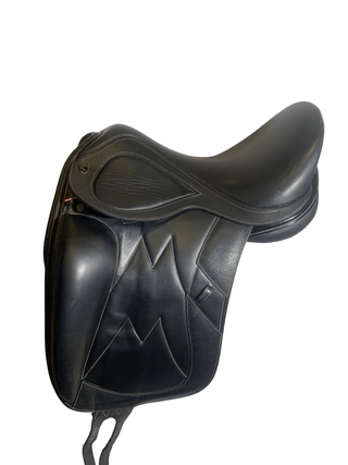 Black Nick Dolman NRD Monoflap Dressage Black 16.5" MW 1 - Saddles Direct