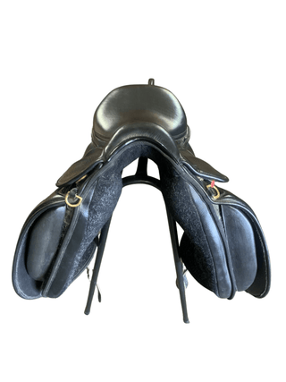 Black Saddle Company Vicenza Dressage Black 16.5" 2 - Saddles Direct