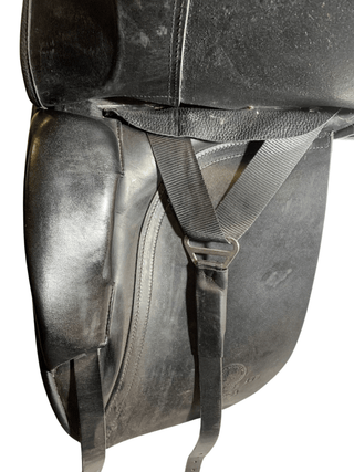 Black Jeffries Dressage Black 17.5" MW 2 - Saddles Direct