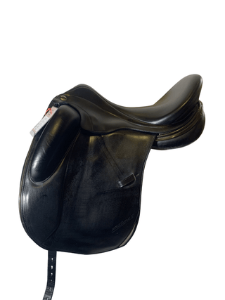 Black Erreplus Freestlye Monoflap Dressage Black 17" MW 1 - Saddles Direct