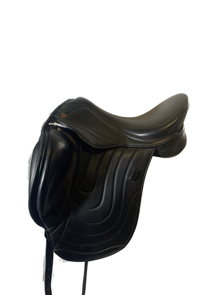 Black Comfort Cadence Elite Monoflap Dressage Black 17" MW 1 - Saddles Direct