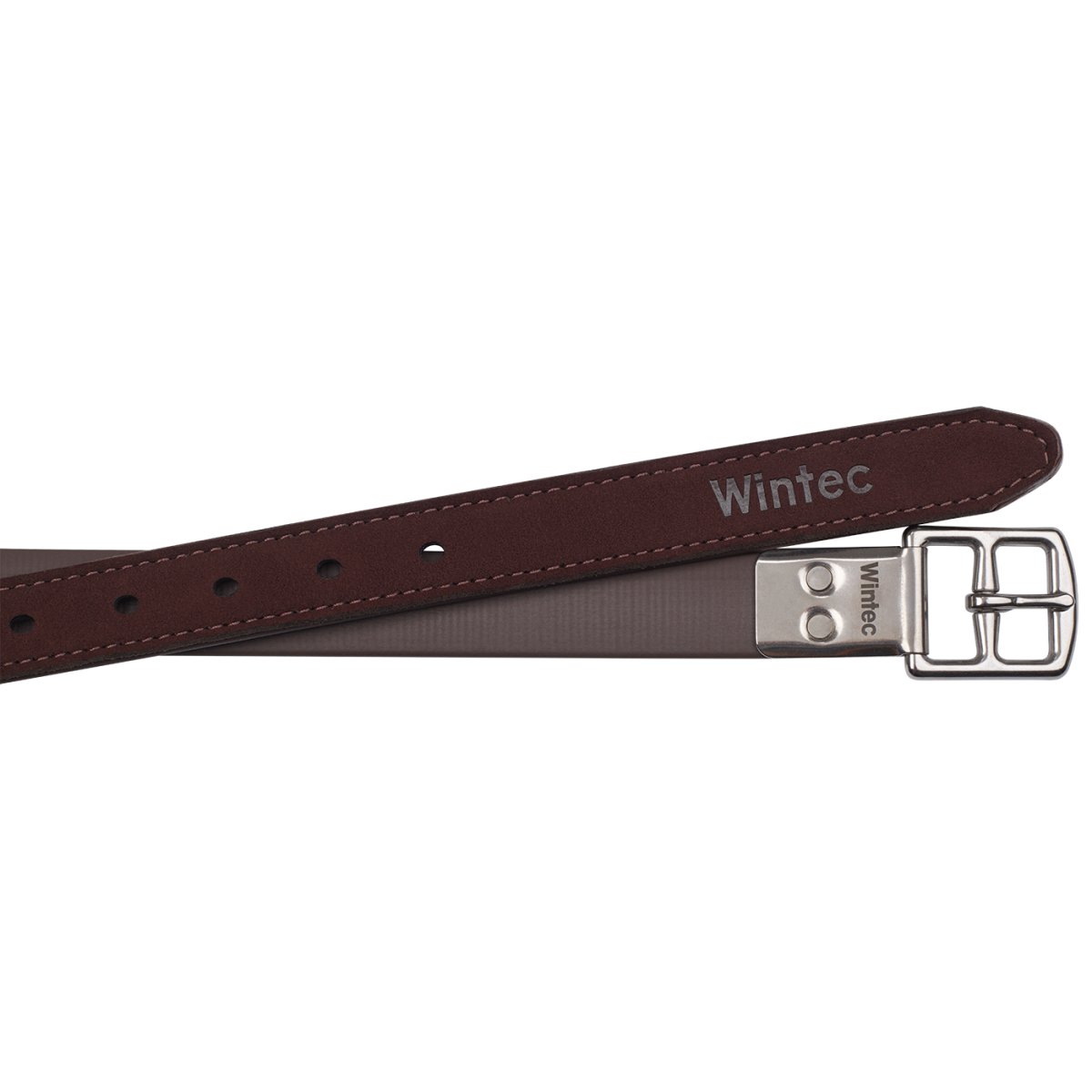 Arena By Bates Non-Stretch Slim Line Stirrup Leathers – Brown/Black – 110cm To 160cm